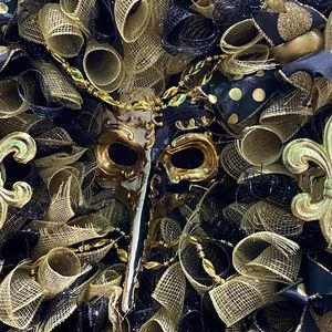 Mardi Gras Wreath